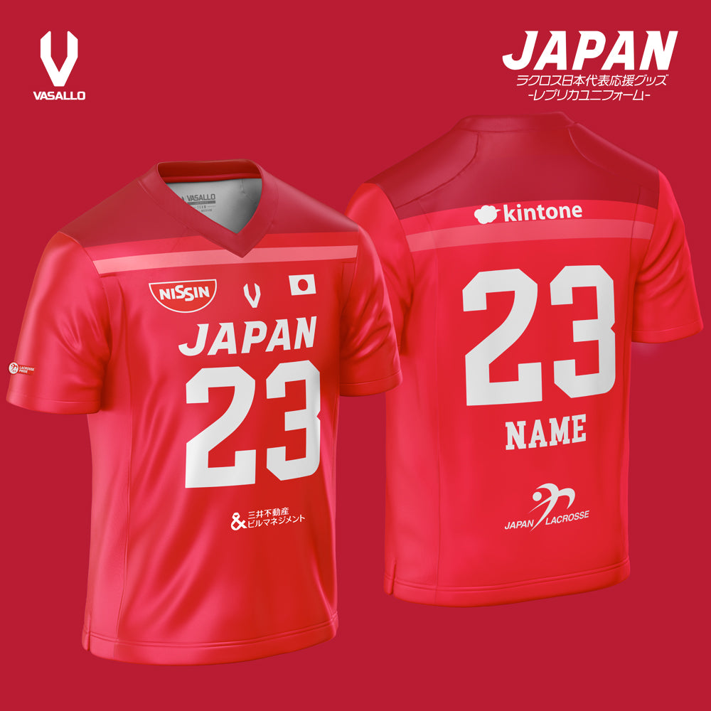 【キッズサイズ/2026年SIXESラクロス男子日本代表選手】期間限定受注販売 / VASALLO REPLICA JERSEY TEAM JAPAN (2026)