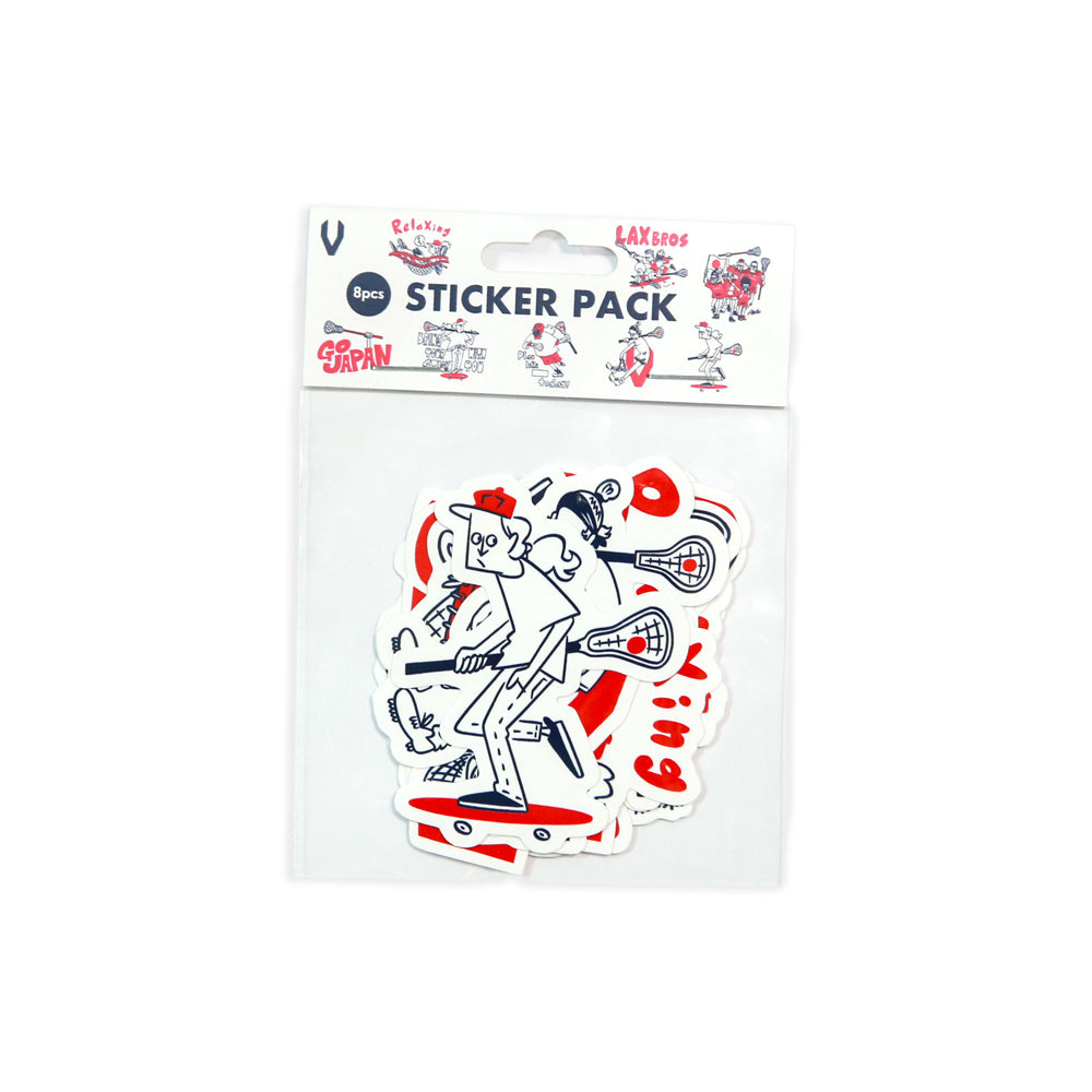 Stickers Pack【タケウチアツシ×ラクロス】
