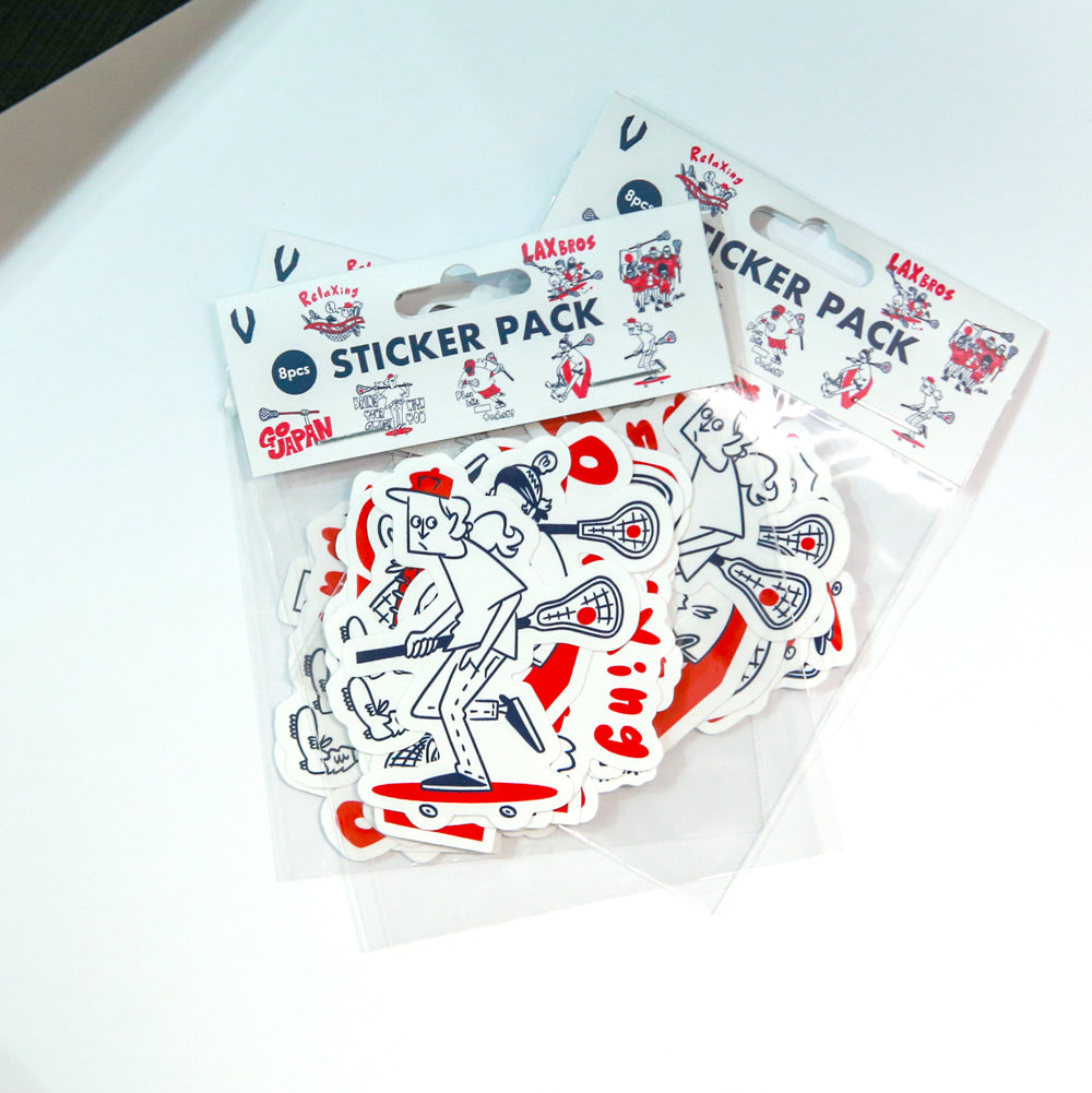 Stickers Pack【タケウチアツシ×ラクロス】